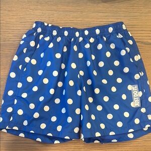 Nike Blue Polka Dot Athletic Shorts